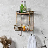 Industrial Vintage Bath Shelf